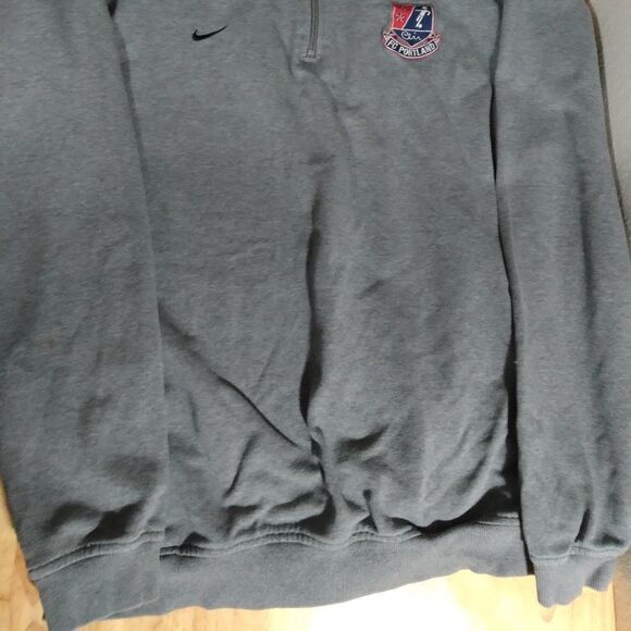 Vintage Nike FC Portland Logo 1/4 Zip Sweatshirt - Picture 3 of 10